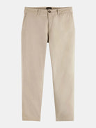seasonal-core-drift-washed-cotton-blend-chino front view by Scotch & Soda
