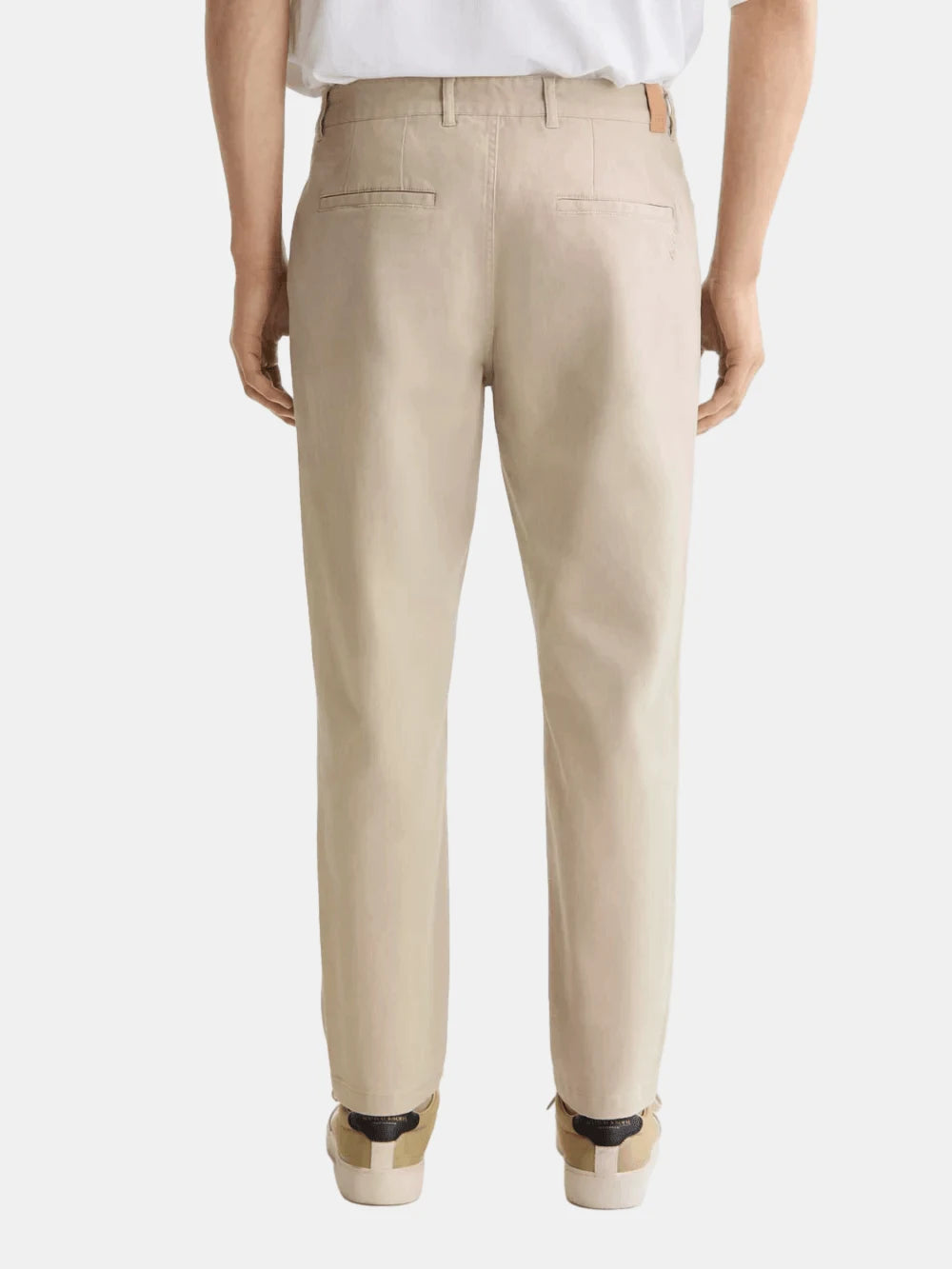 seasonal-core-drift-washed-cotton-blend-chino back view by Scotch & Soda