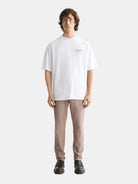 Seasonal core -warren -straight fit cotton linen jogger - Scotch & Soda