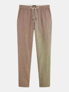 seasonal-core-warren-straight-fit-cotton-linen-jogger back view by Scotch & Soda