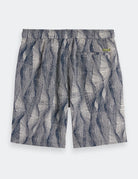 Printed Tencel Shorts flat lay back view by Scotch & Soda