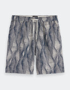 Printed Tencel Shorts flat lay front view by Scotch & Soda