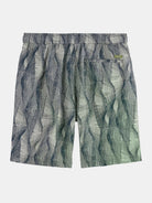 printed-tencel-regular-fit-bermuda-short back view by Scotch & Soda