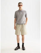 Washed Nylon Blend Poplin full model shot showing overall fit by Scotch & Soda