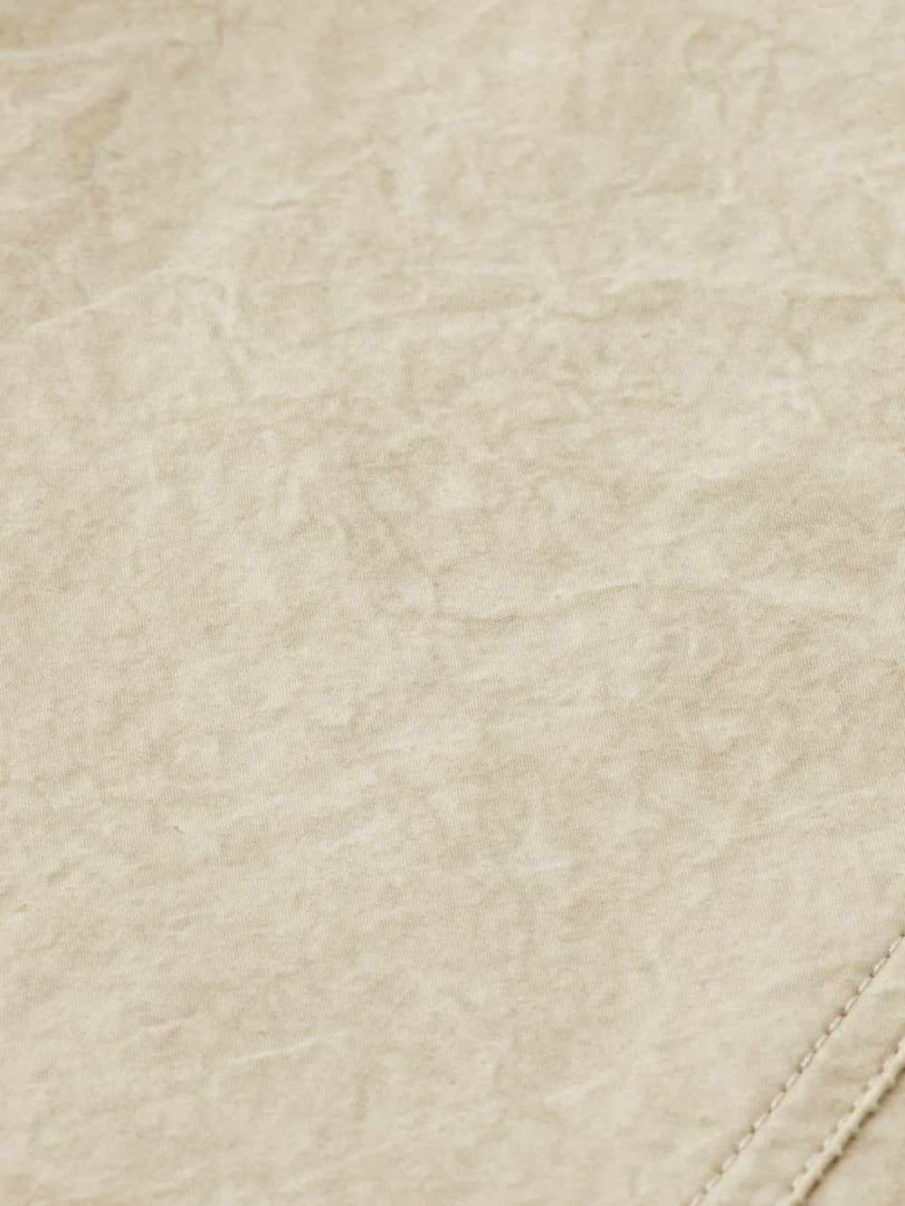 washed-nylon-blend-poplin-wide-fit-cargo-bermuda detail shot by Scotch & Soda