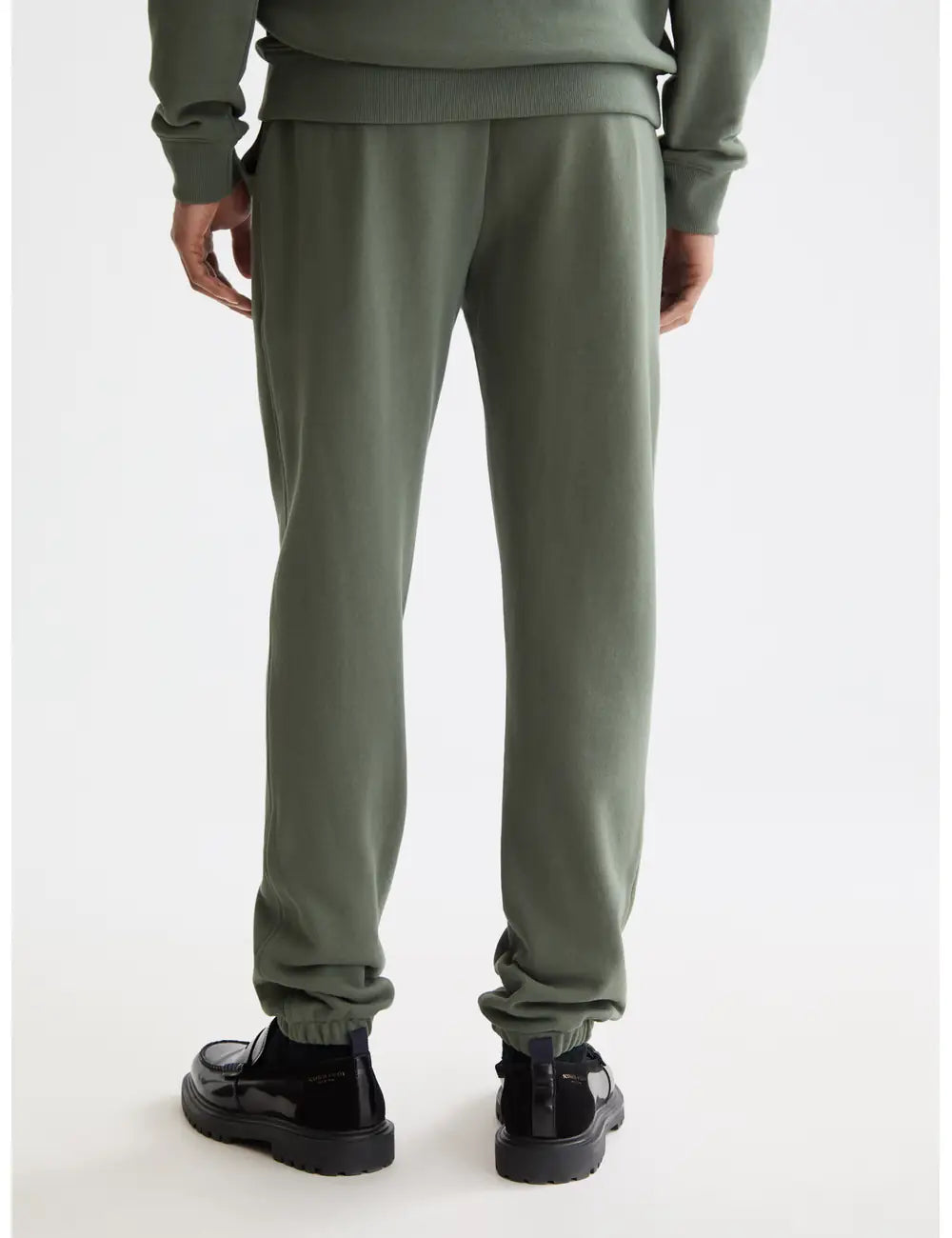 Logo Badge Sweatpants detail shot showing fabric and craftsmanship by Scotch & Soda