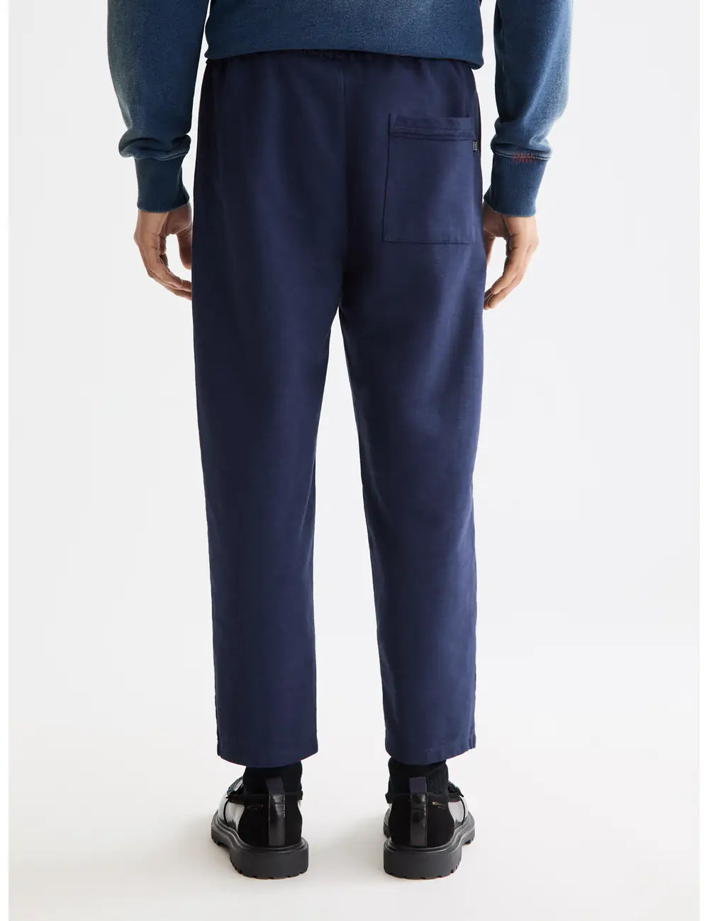 Crosses Garment Sweatpants detail shot showing fabric and craftsmanship by Scotch & Soda