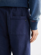 seasonal-core-3-crosses-garment-dye-sweatpants detail shot by Scotch & Soda