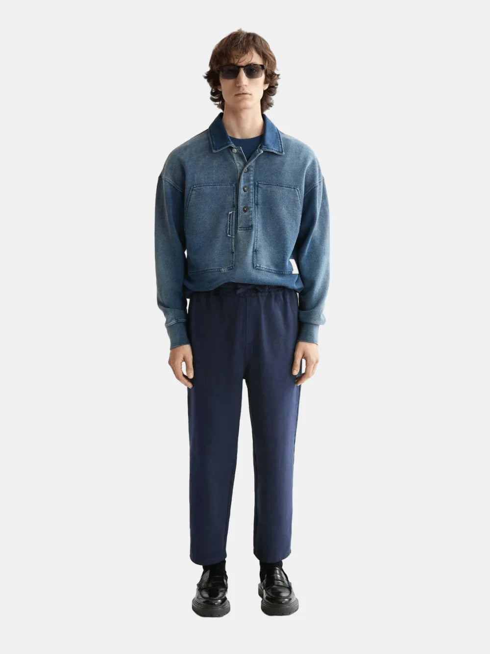 Seasonal core - 3 crosses garment dye sweatpants - Scotch & Soda