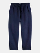 seasonal-core-3-crosses-garment-dye-sweatpants back view by Scotch & Soda