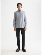 Oxford Shirt full model shot showing overall fit by Scotch & Soda