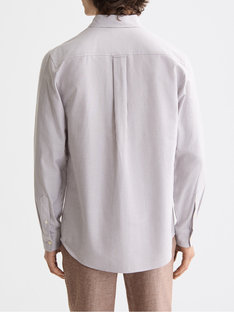 Seasonal Essentials Striped oxford shirt
