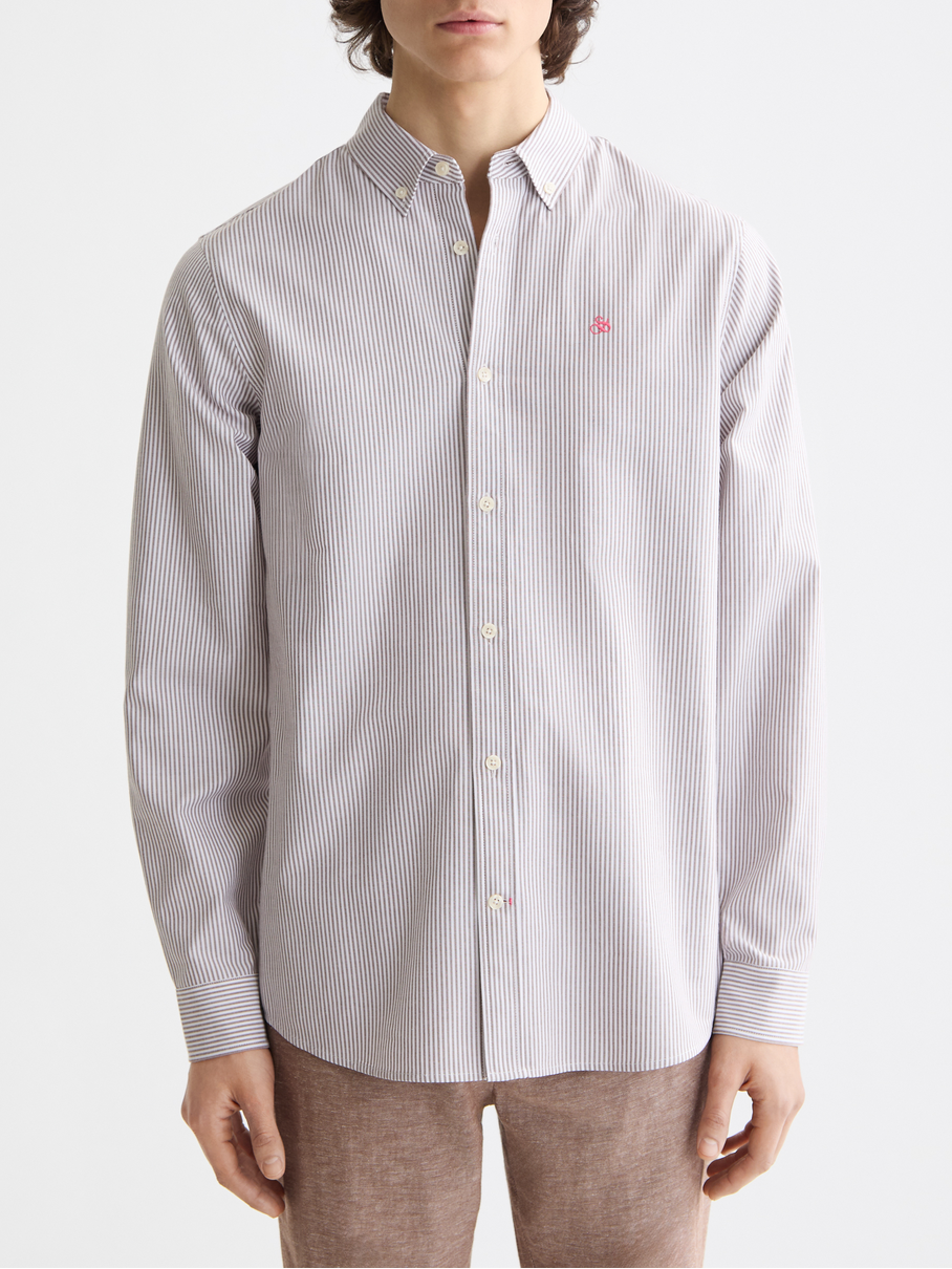 Seasonal Essentials Striped oxford shirt