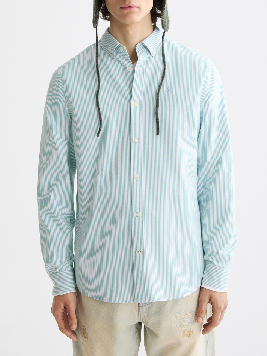 Seasonal Essentials Striped oxford shirt