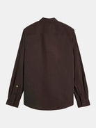 striped-slim-fit-poplin-shirt back view by Scotch & Soda