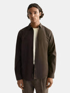 striped-slim-fit-poplin-shirt front view by Scotch & Soda