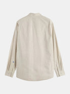 micro-check-poplin-shirt-1 back view by Scotch & Soda