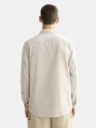 micro-check-poplin-shirt-1 back view by Scotch & Soda