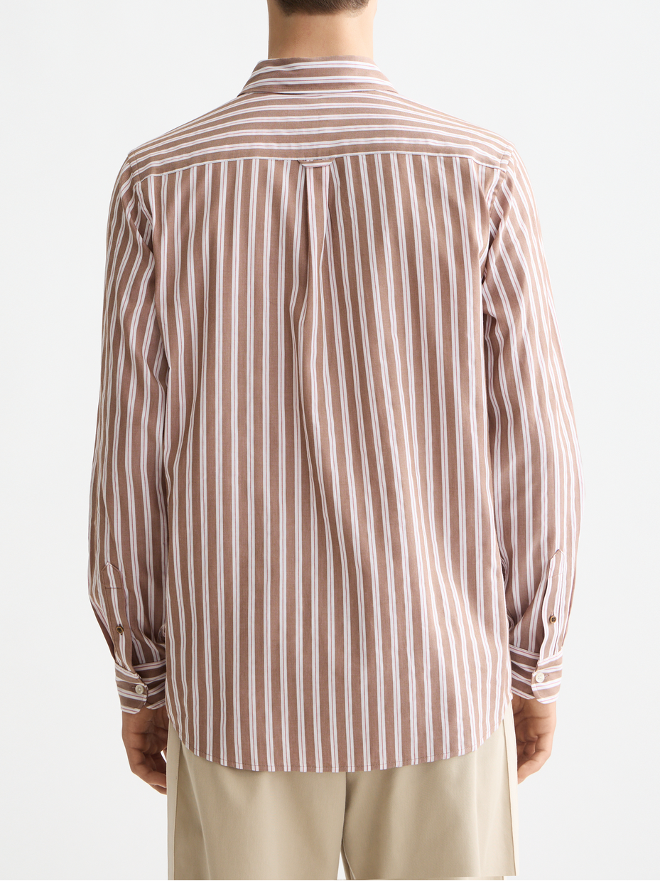 Yarn-dyed stripe shirt