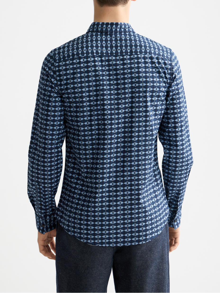 Print slim shirt
