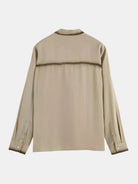 relaxed-fit-tencel-shirt back view by Scotch & Soda