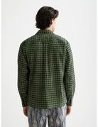 Crinkle Checked Shirt detail shot showing fabric and craftsmanship by Scotch & Soda