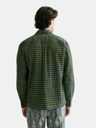 crinkle-checked-shirt back view by Scotch & Soda