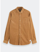 Corduroy Shirt flat lay front view by Scotch & Soda