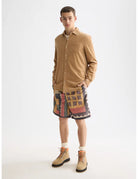 Corduroy Shirt full model shot showing overall fit by Scotch & Soda
