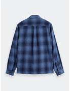 Shadow Check Shirt flat lay back view by Scotch & Soda