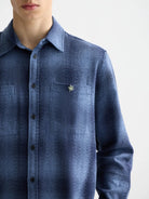 shadow-check-shirt detail shot by Scotch & Soda