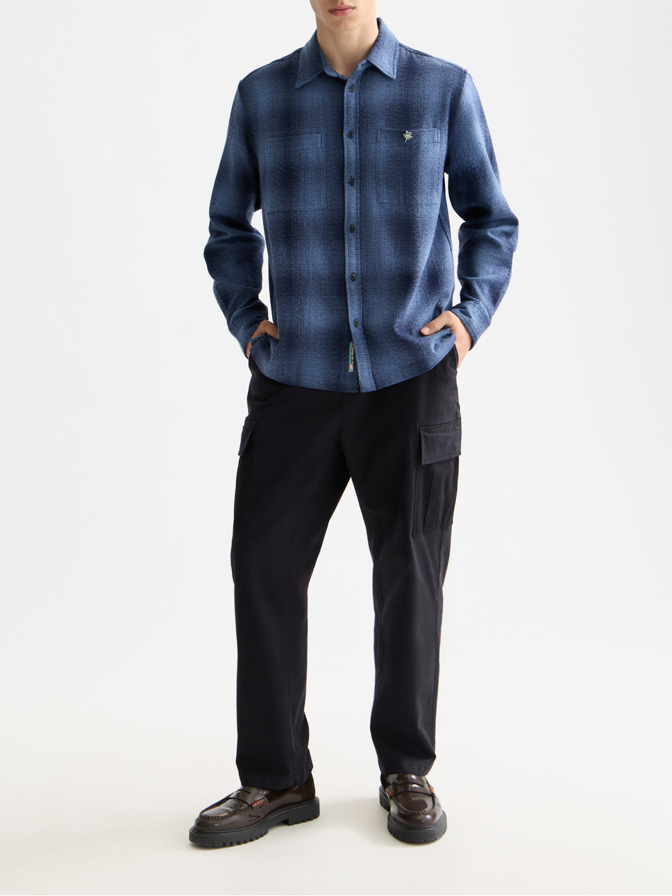 Shadow check shirt