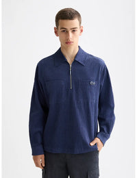 Zip Corduroy Shirt