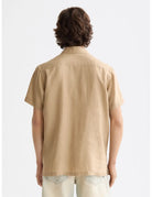 Linen Short Sleeve Shirt flat lay back view by Scotch & Soda