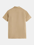 Regular Fit Short Sleeved Linen Shirt Image 4 - Scotch & Soda