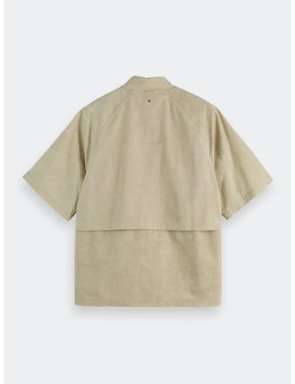 Washed Layered Short Sleeved flat lay back view by Scotch & Soda