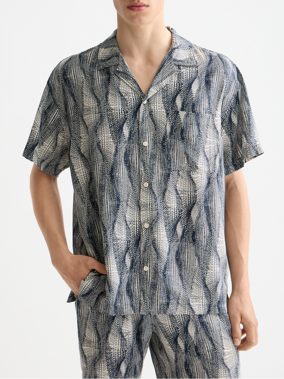 Printed short sleeve shirt