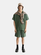 Tonal-striped short-sleeved shirt - Scotch & Soda