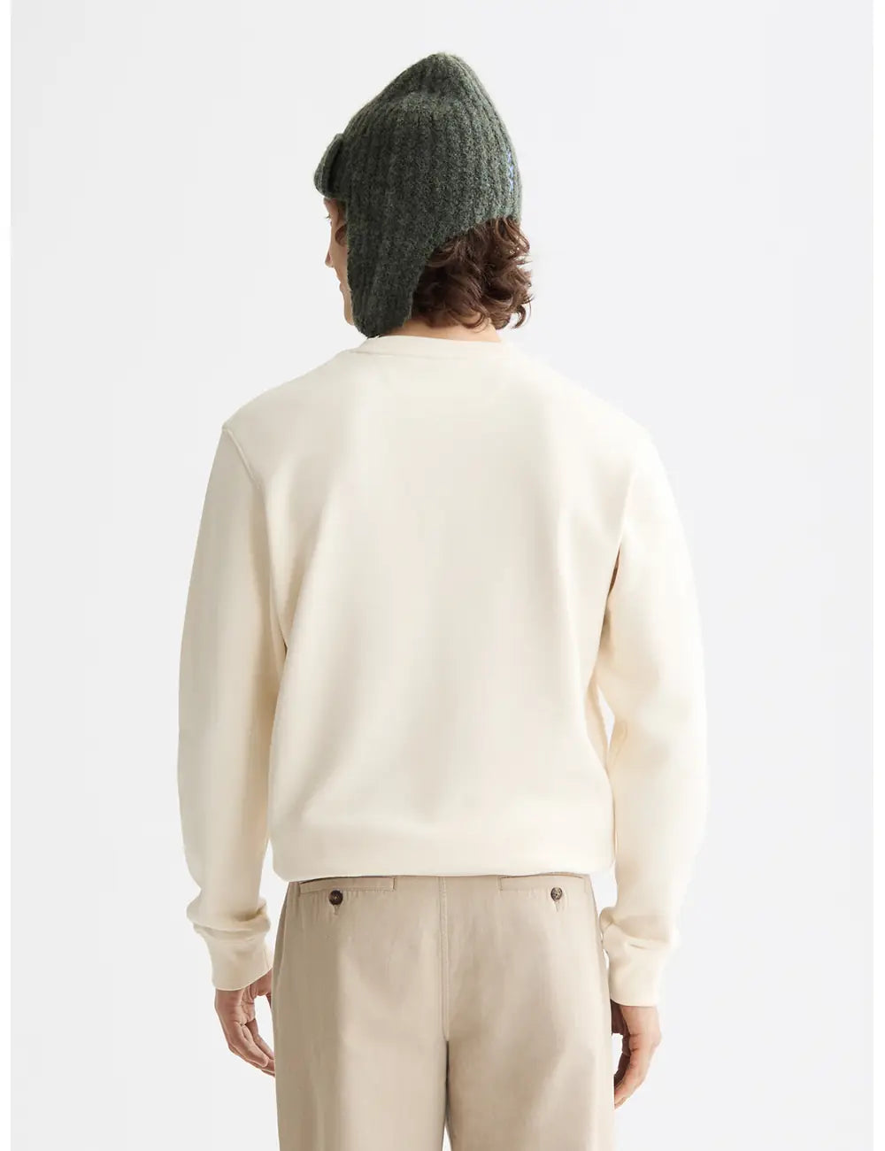 Logo Sweatshirt detail shot showing fabric and craftsmanship by Scotch & Soda