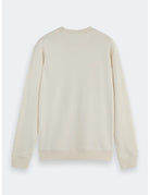 Logo Sweatshirt flat lay back view by Scotch & Soda