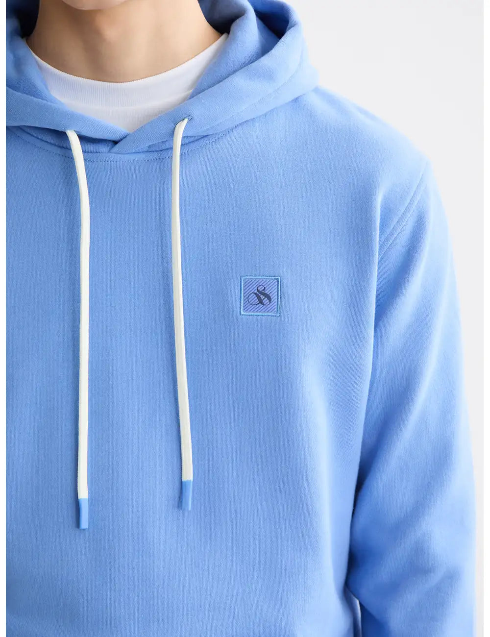 Logo Badge Hoodie detail view by Scotch & Soda