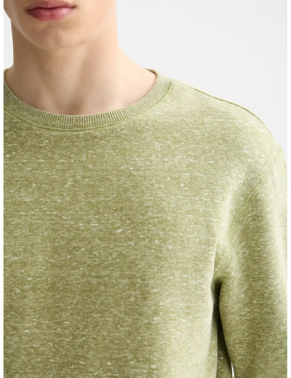 Melange Crew Sweatshirt detail view by Scotch & Soda