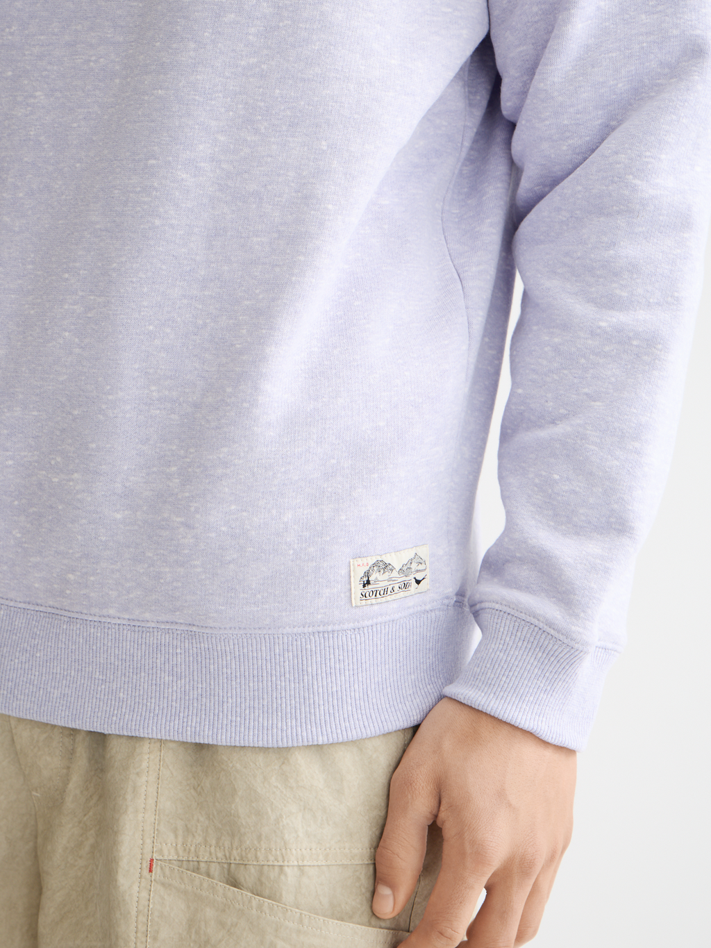 Melange Crewneck Sweatshirt