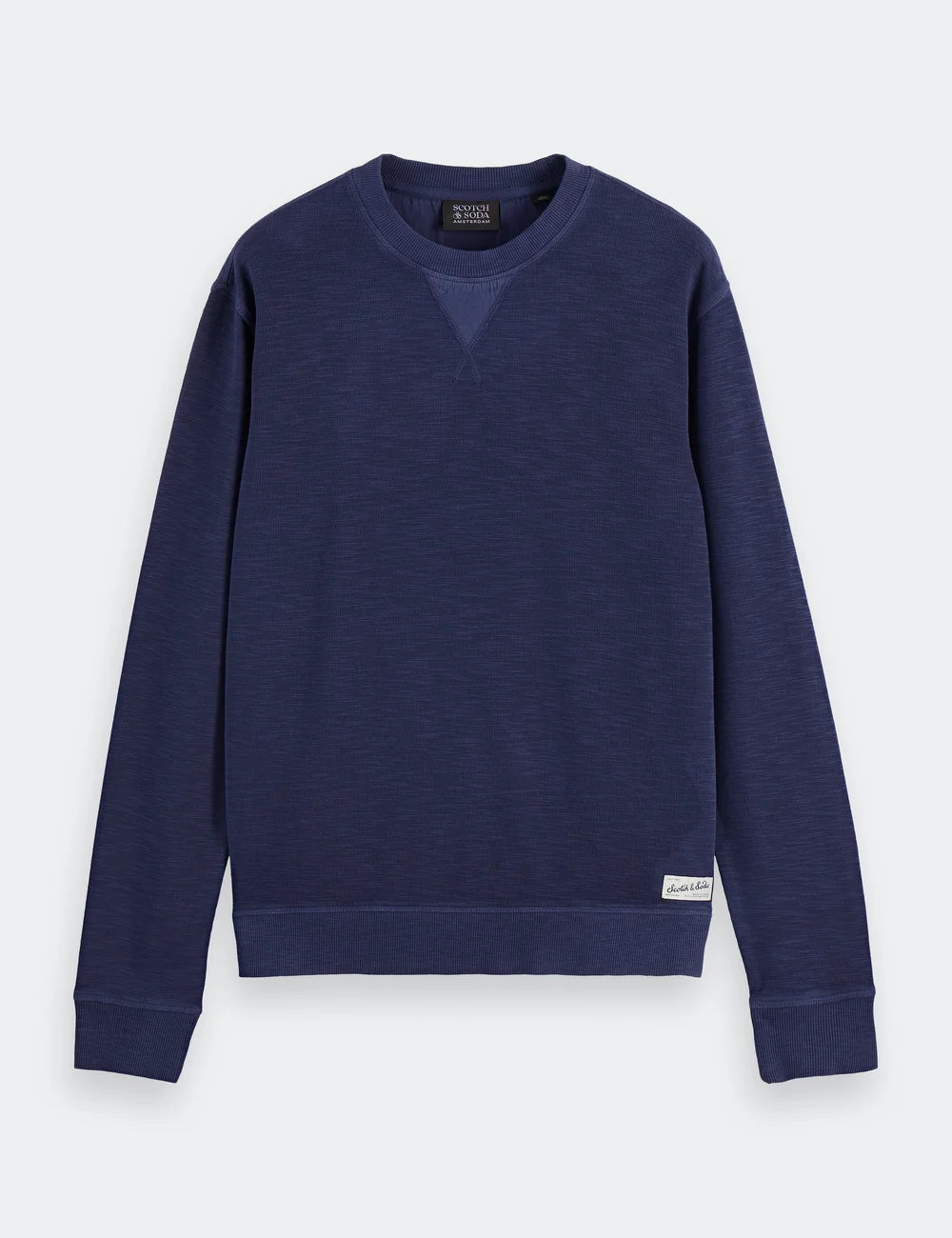 Structured Sweatshirt flat lay front view by Scotch & Soda