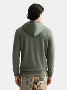 full-zip-logo-hoodie back view by Scotch & Soda