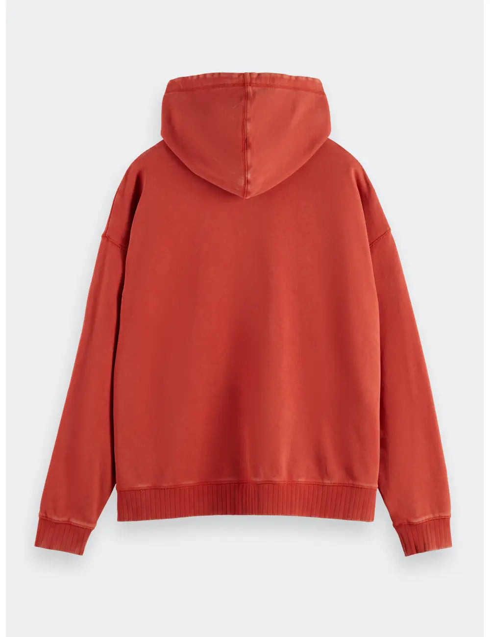 Wash Artwork Hoodie Medium flat lay back view by Scotch & Soda