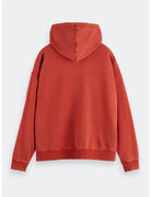 Wash Artwork Hoodie Medium flat lay back view by Scotch & Soda