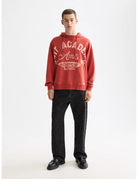 Wash Artwork Hoodie Medium full model shot showing overall fit by Scotch & Soda