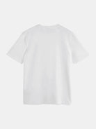 regular-fit-left-chest-logo-t-shirt back view by Scotch & Soda