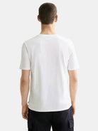 regular-fit-left-chest-logo-t-shirt back view by Scotch & Soda